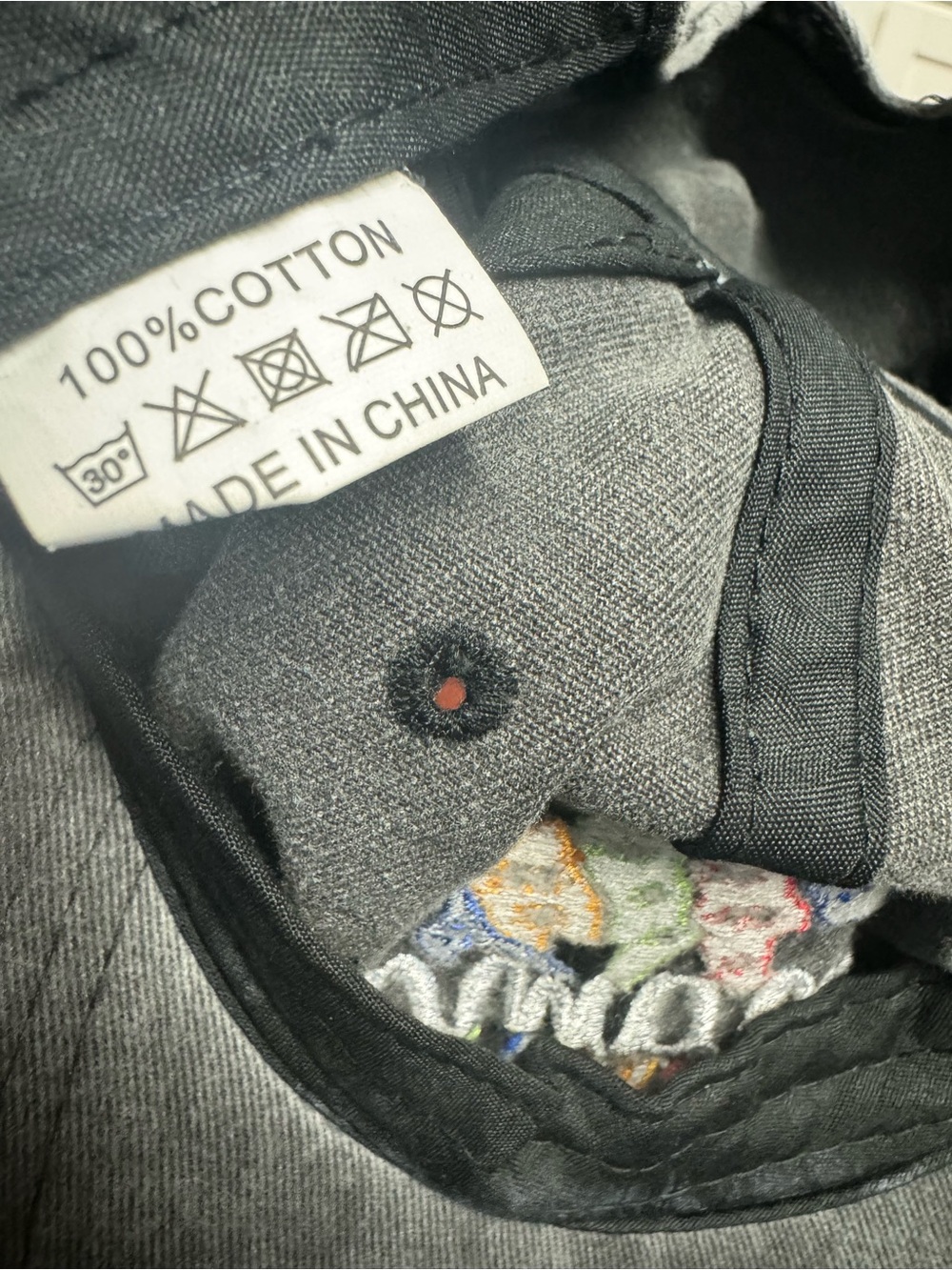 Mama Bear Distressed Gray Baseball Cap Puzzle Piece Embroidered Adjustable Hat - Picture 5 of 7